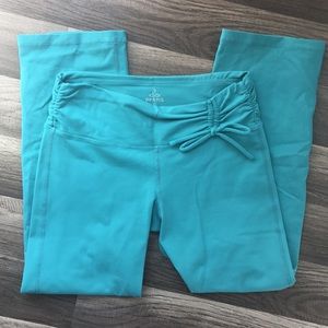 Prana blue green Capri cropped workout pants XS